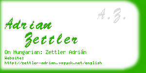 adrian zettler business card